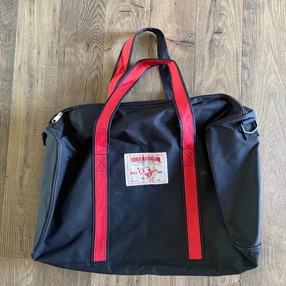 True Religion Other - TRUE RELIGION World Tour Canvas Duffle Tote Bag